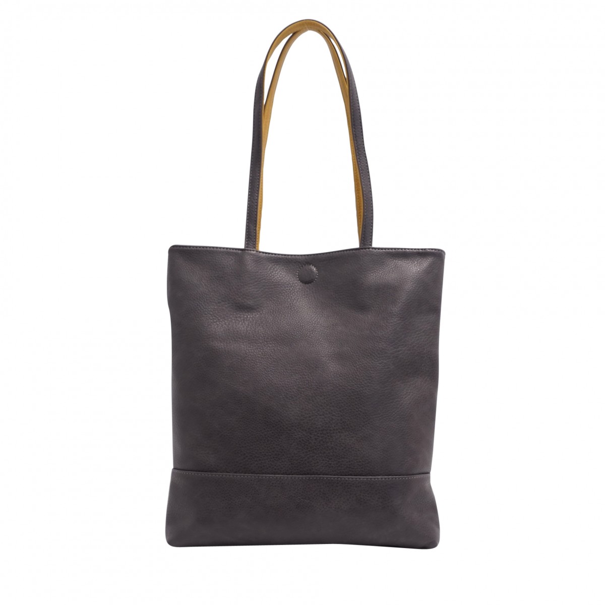 Amia 2-in-1 Reversible Tote - Dark Grey / Dark Yellow  